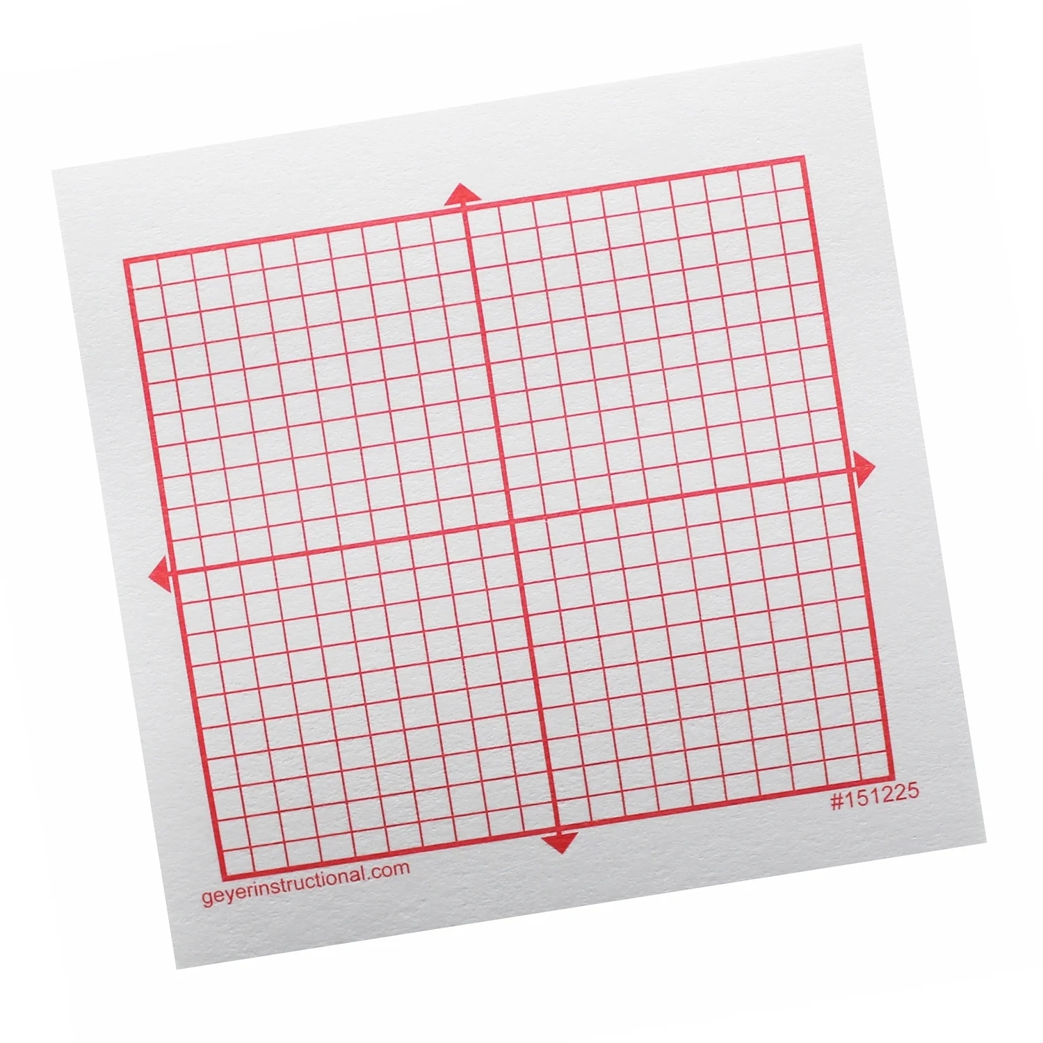 Geyer Instructional Graphing 3M Post it Notes XY Axis 20 X 20 Square Grid 4 Pads Walmart
