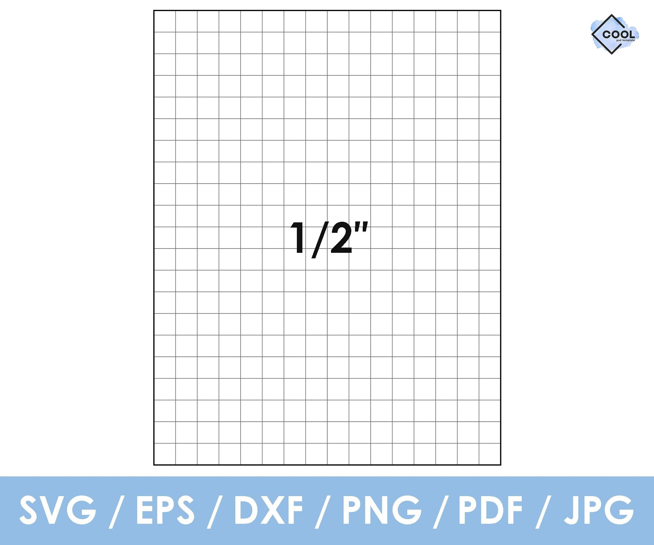 Graph Notebook 1 Inch Notebook 100 Sheets For Graphing Math Design Grid Paper