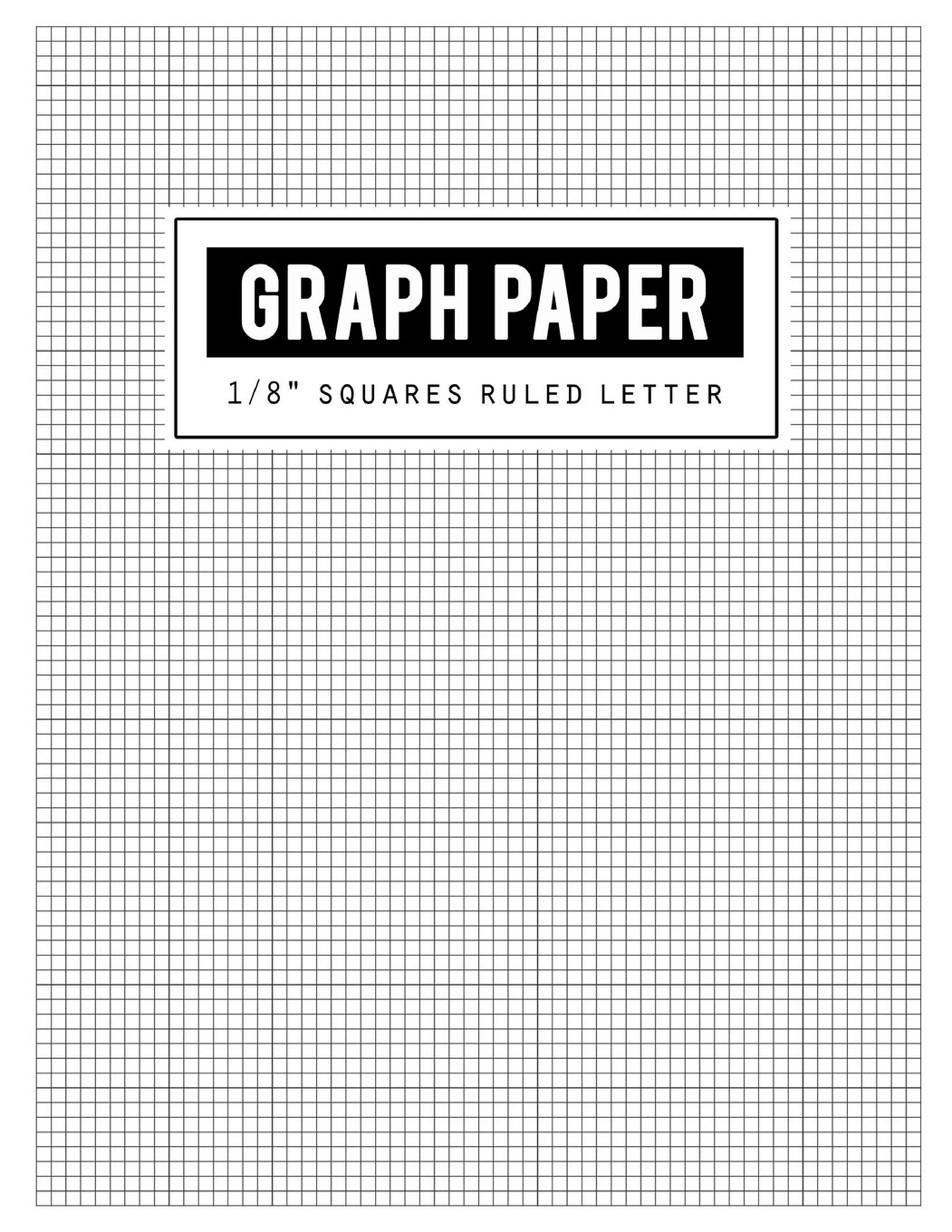 Black Line Graph Paper