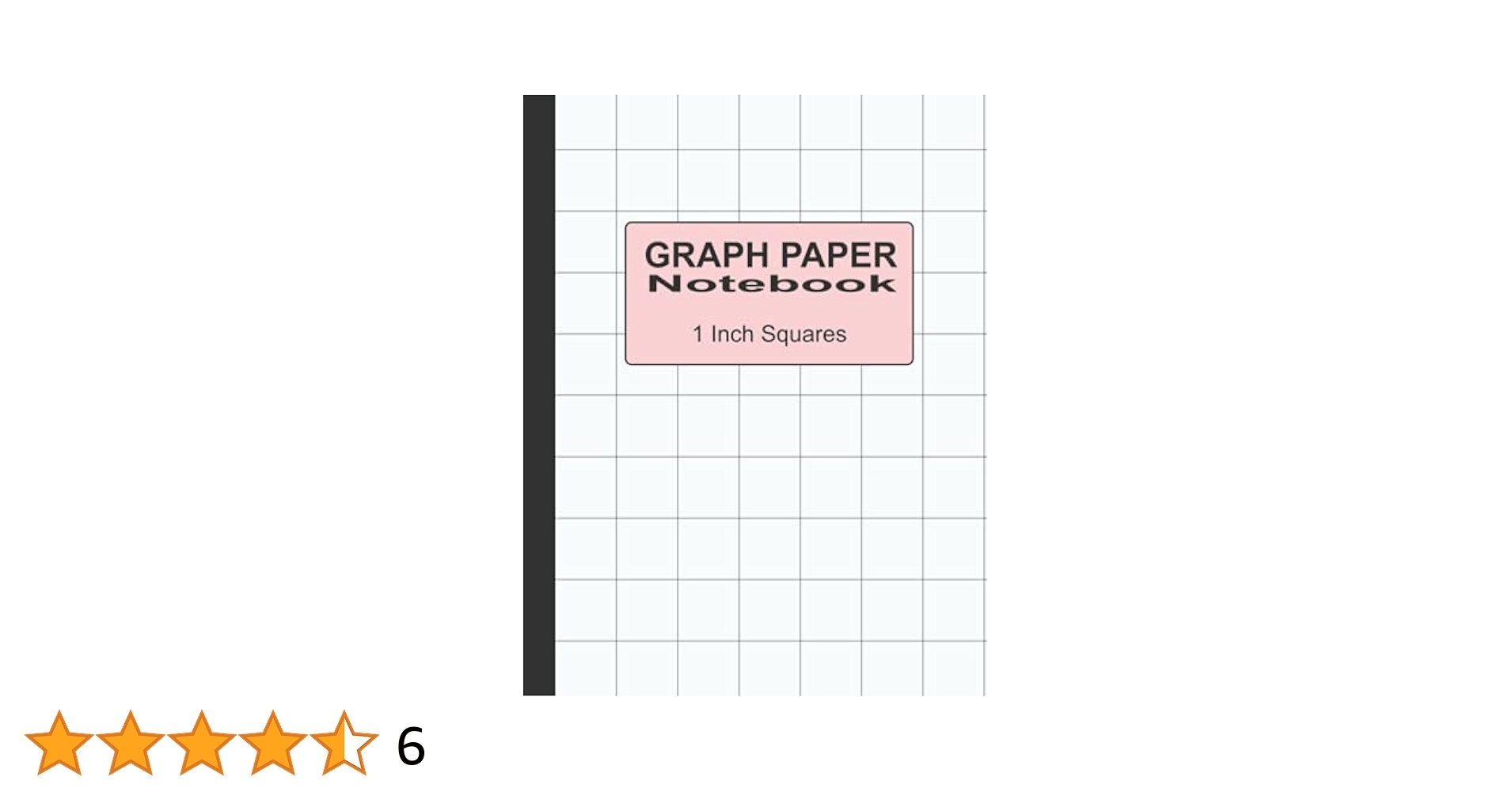 Graph Paper 1 Inch Squares One Square Per Inch Grid Pages Cover White Press Happy 9798530681448 Amazon Books