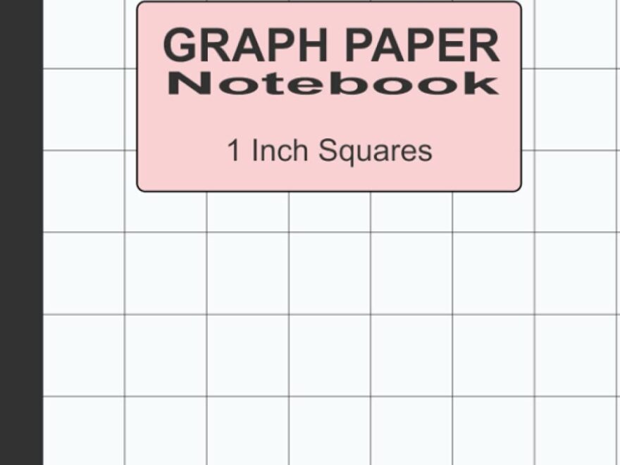 Graph Paper 1 Inch Squares One Square Per Inch Grid Pages Cover White Press Happy 9798530681448 Amazon Books