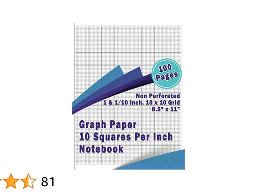 Graph Paper 10 Squares Per Inch Notebook 100 Pages 8 5x11 Inch 10x10 No Bleed Graph Paper Engineering Geometry Graph Paper Quilt Grid Paper Buckley Albert L 9798553146795 Amazon Books