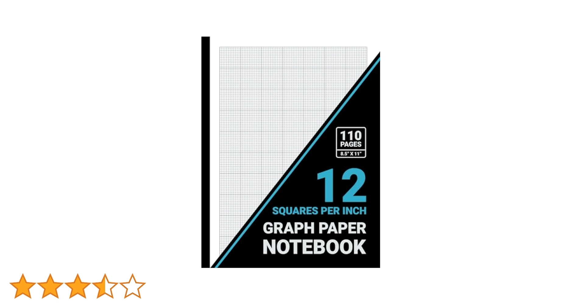 Graph Paper 12 Squares Per Inch Notebook 1 12 Inch Squares 12x12 Grid Graph Paper Pad For Math Science Engineering Students Teachers 8 5 X 11 110 Pages Black Cover Publishers Sachi Amazon Books