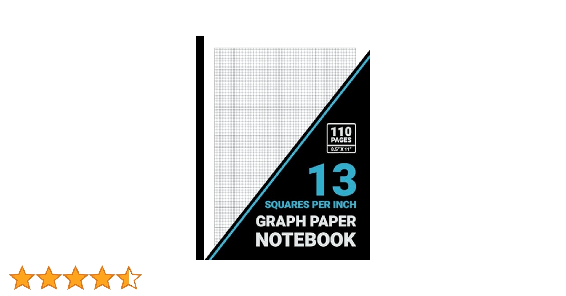 Graph Paper 13 Squares Per Inch Notebook 1 13 Inch Squares 13x13 Grid Graph Paper For Math Science Engineering Students Teachers 8 5 X 11 110 Pages Black Cover Publishers Sachi Amazon Books