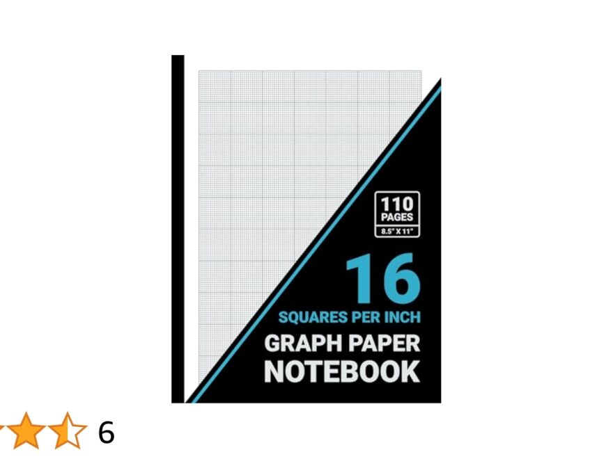 Graph Paper 16 Squares Per Inch Notebook 1 16 Inch Squares 16x16 Grid Graph Paper For Math Science Engineering Students Teachers 8 5 X 11 110 Pages Black Cover Publishers Sachi Amazon Books