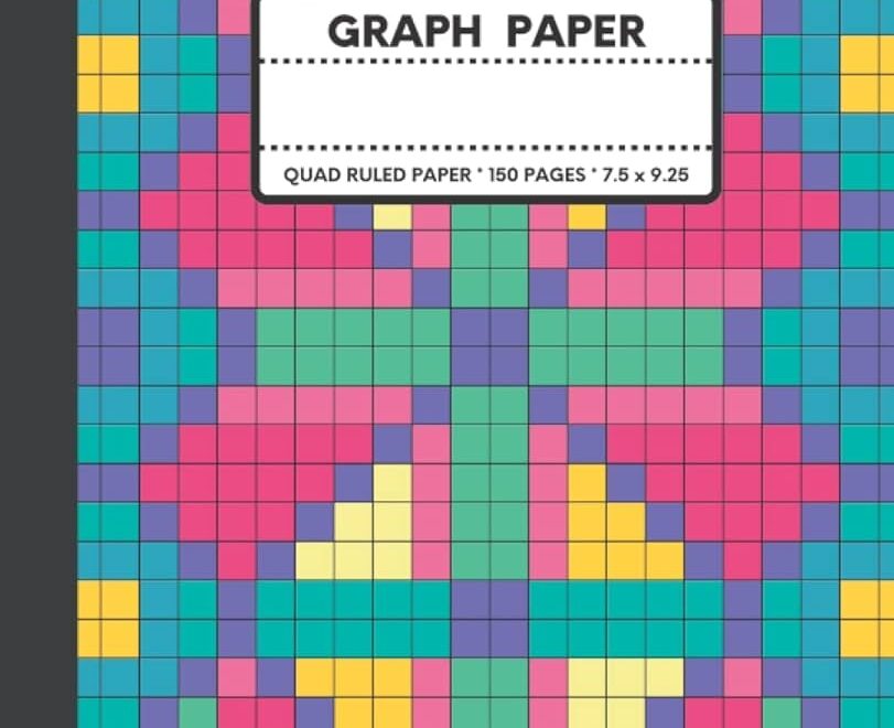 Graph Paper Composition Notebook 5 X 5 Grid Paper Aztec Grid Pattern Notebook For Kids Teens And Adults Press Three West Amazon Books