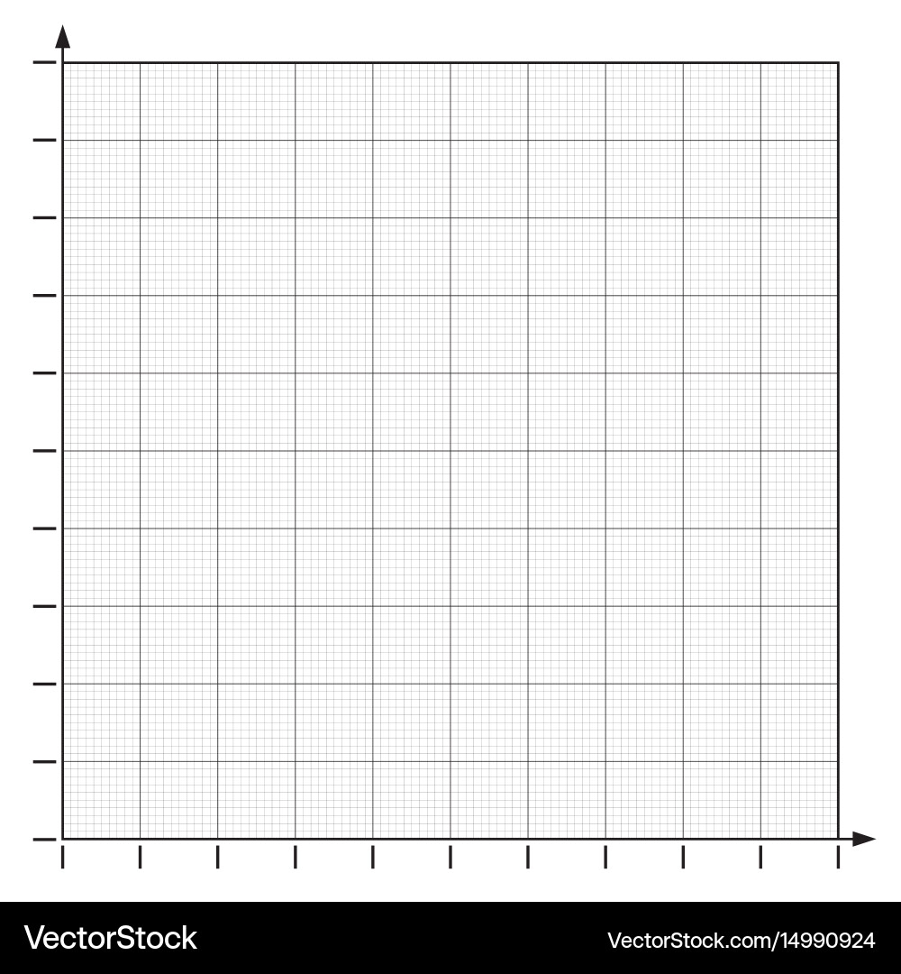 Graph Paper Coordinate Grid Royalty Free Vector Image