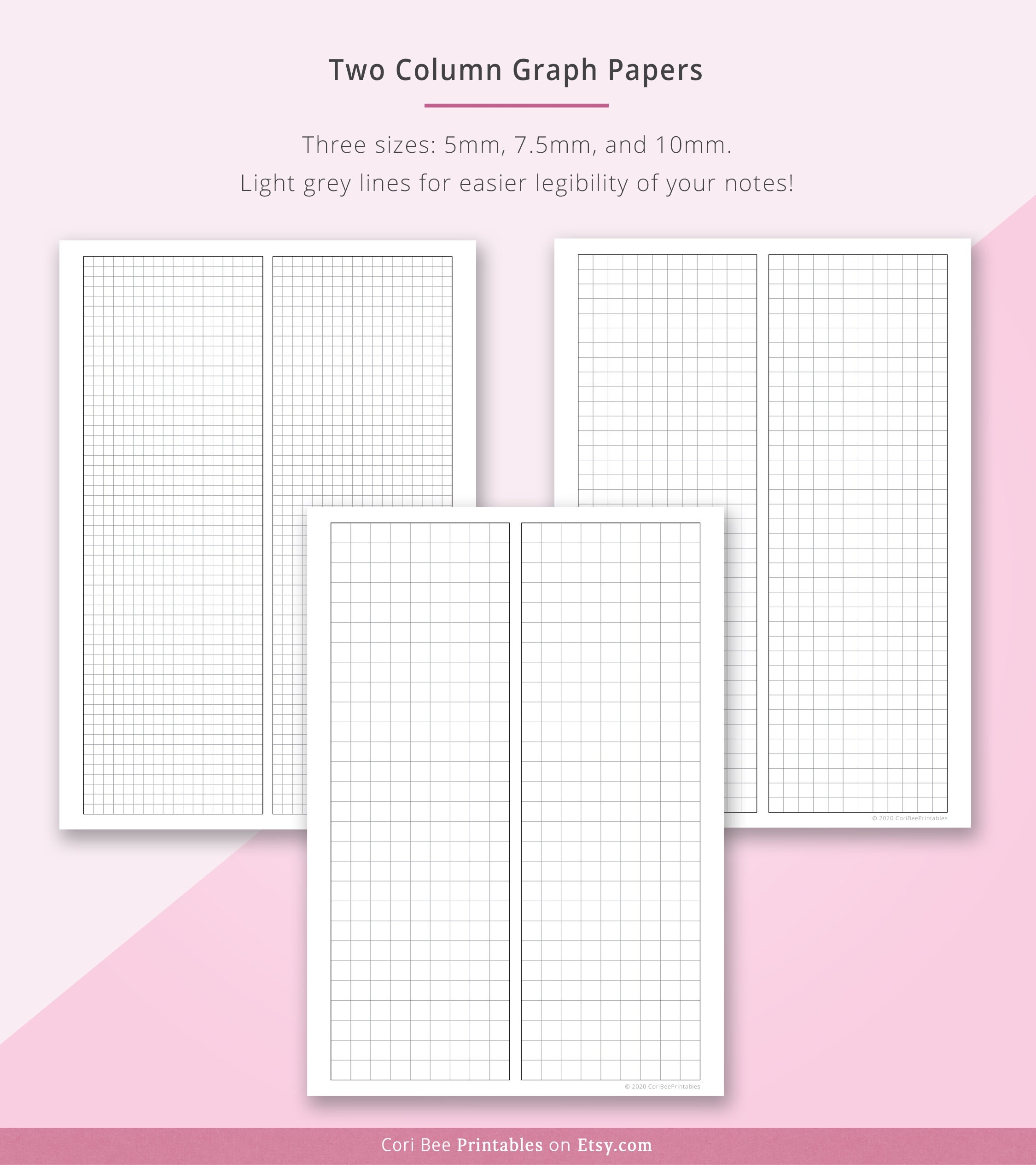 Notes Graph Paper Print