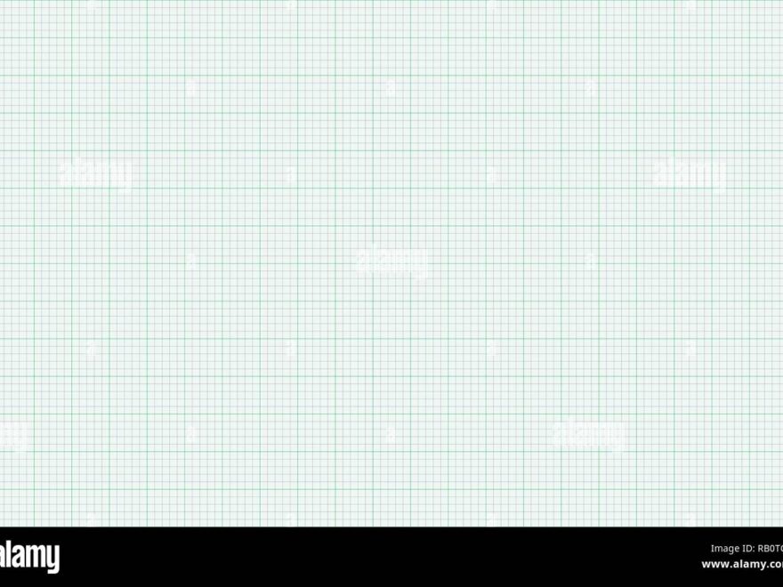 Graph Paper Green Background Grid Lines Stock Vector Image Art Alamy