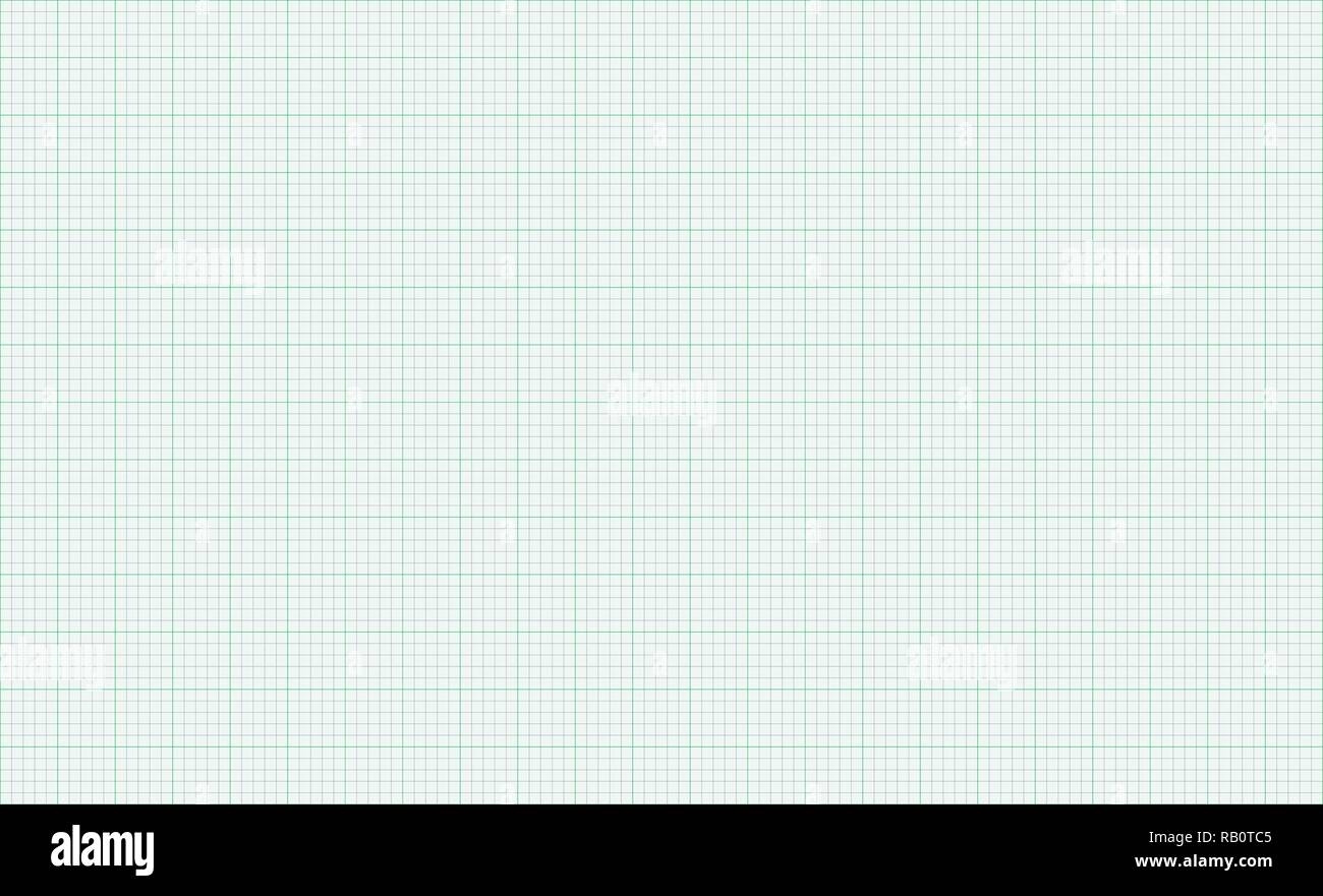 Graph Paper Green Background Grid Lines Stock Vector Image Art Alamy