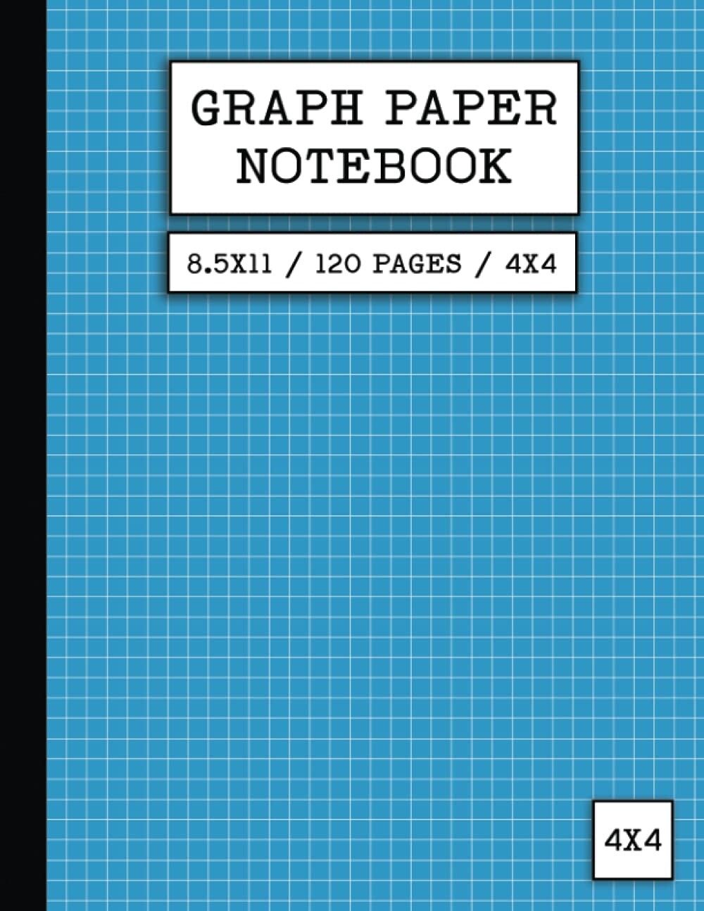Graph Paper Notebook 8 5 X 11 120 Pages 4X4 Composition Exercise Book Grid Paper 4 Squares Per Inch For School Engineering Work Drawing Students Notebooks For Education Work Michaels