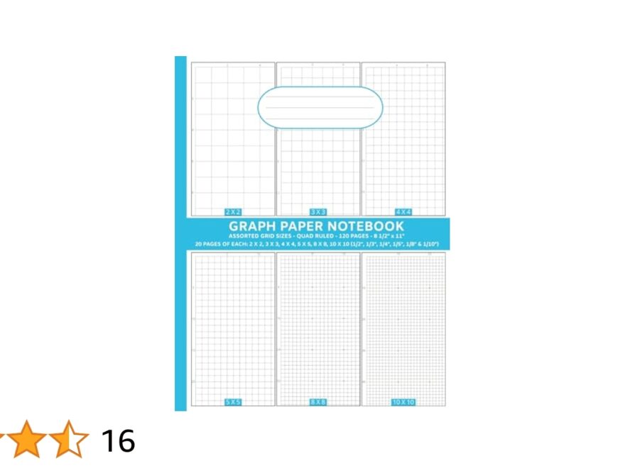 Graph Paper Notebook Assorted Grid Sizes Quad Ruled 120 Pages 8 1 2 X 11 For College University Math Science Engineers Etc With Number Markers Table Of Contents Grandpa McDonald Books Amazon