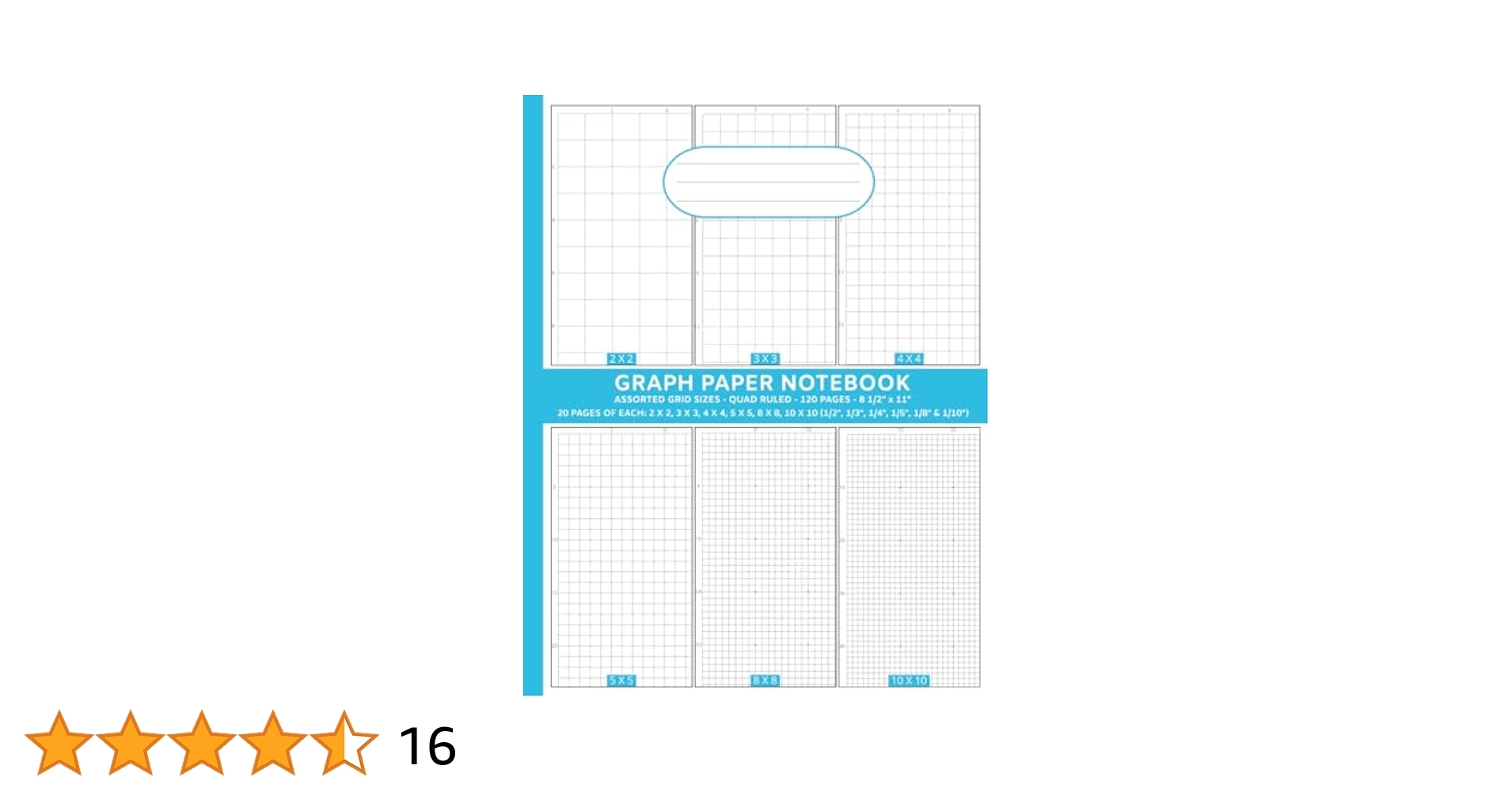 Graph Paper Notebook Assorted Grid Sizes Quad Ruled 120 Pages 8 1 2 X 11 For College University Math Science Engineers Etc With Number Markers Table Of Contents Grandpa McDonald Books Amazon 