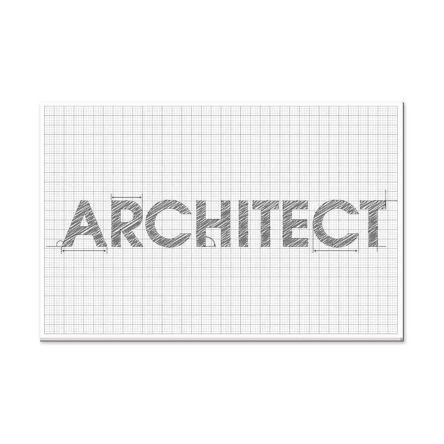 Graph Paper Pad 24 X 36 Large Graph Paper 1 And 1 4 Ruled Grid Paper For Engineer Architect Designer Mathematician Draftsmen Sketch House Commercial Building Plan Drafting 30 Sheets 60 Pages 