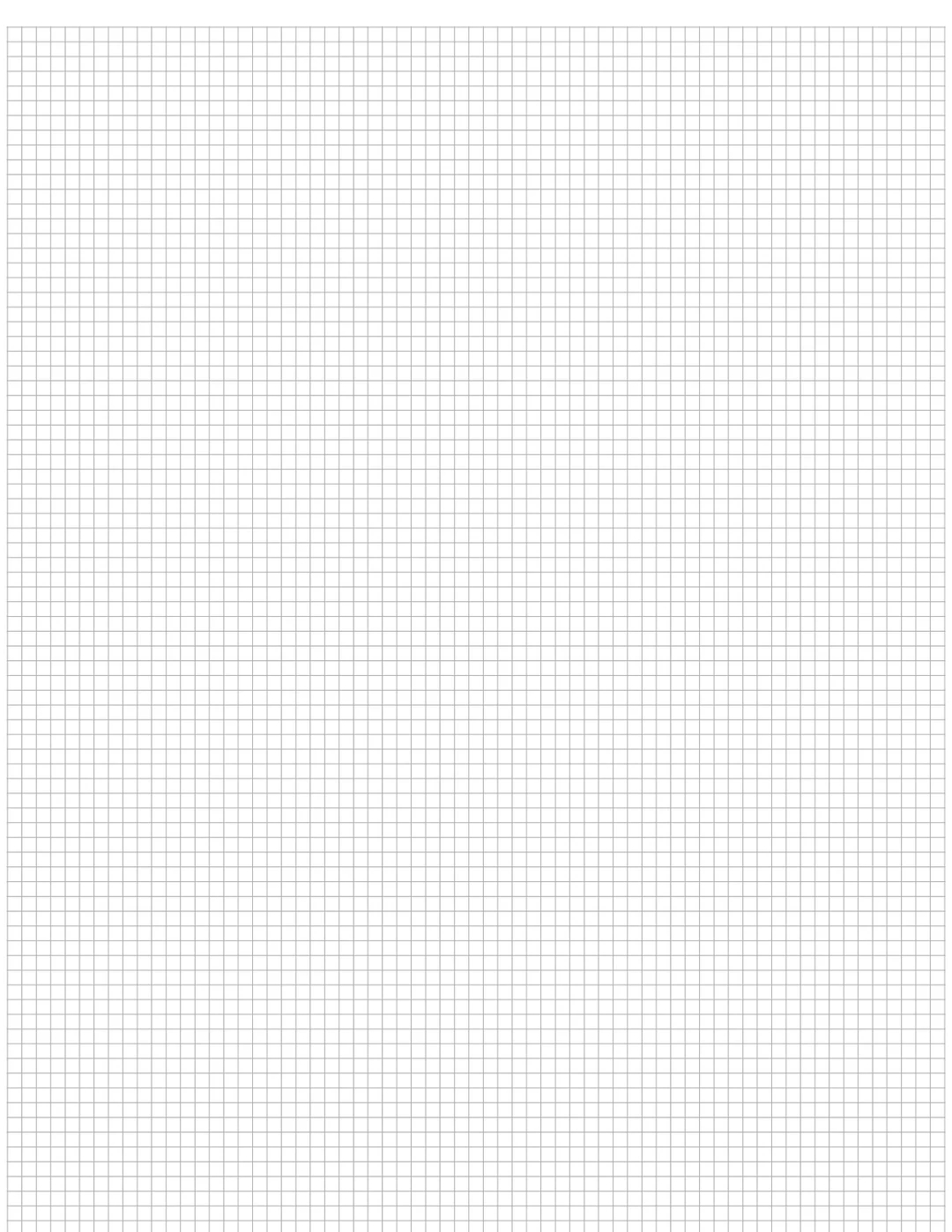 Graph Paper PDF Printable Etsy Canada