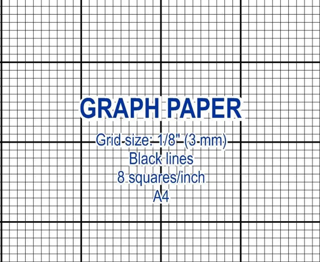 3 8 Inch Graph Paper Printable