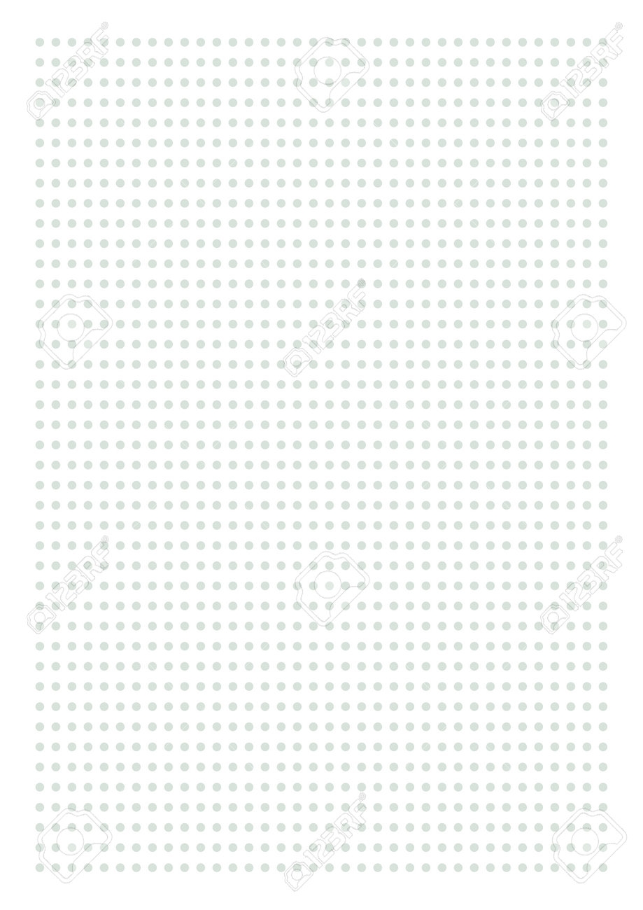 Graph Paper Printable Dotted Grid Paper On White Background Geometric Abstract Dotted Transparent Illustration With Dots For School Notebook Diary Notes Print Realistic Paper Blank Size A4 Royalty Free SVG Cliparts Vectors 