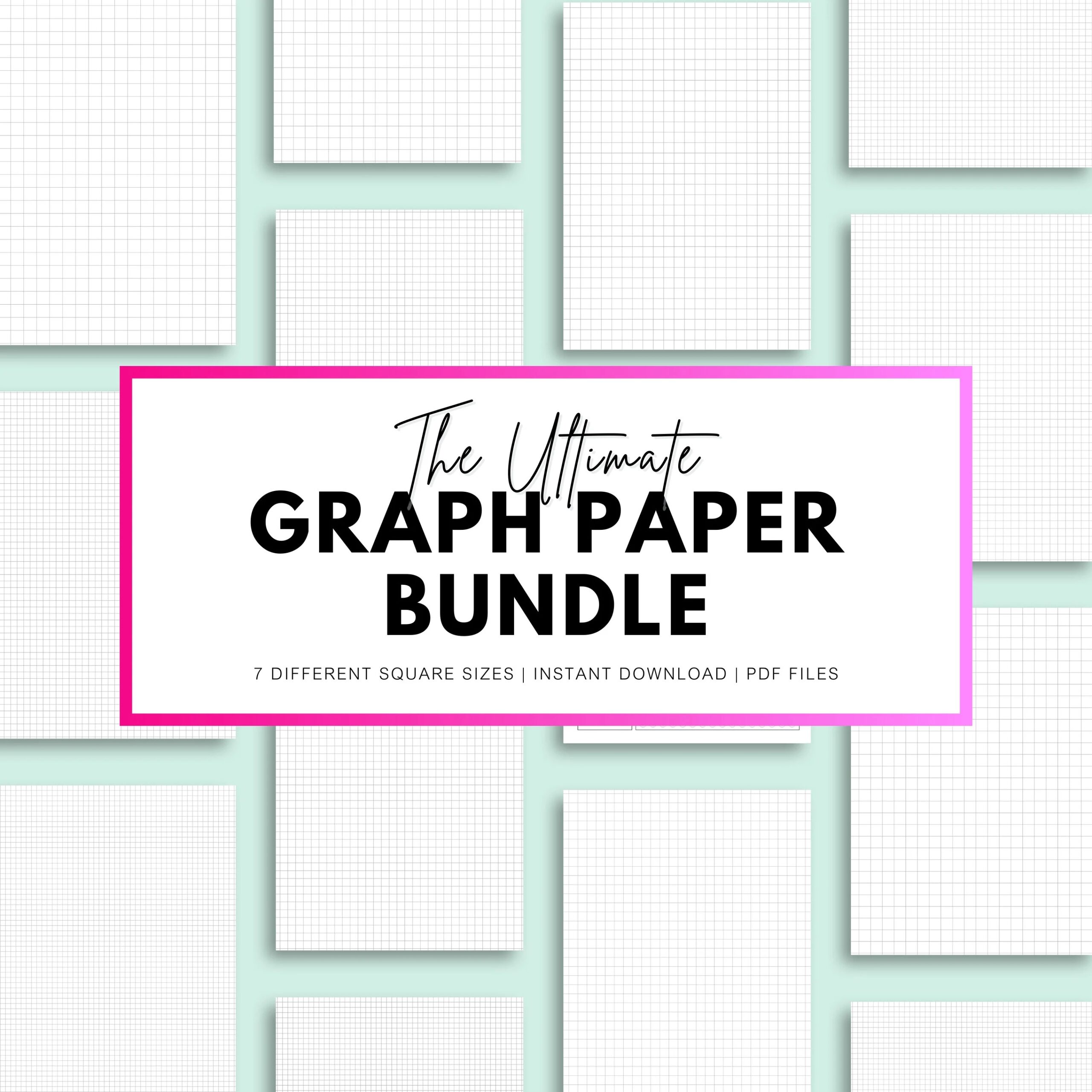 Graph Paper Printable Grid Paper Bundle Of 7 Different Square Sizes A4 A5 Letter Half Letter Digital Planner Templates Instant Download Etsy Graph Paper Printable Grid Paper Bundle Of 7 Different Square Sizes A4 A5 Letter Half Letter Digital Planner Templates Instant Download Etsy