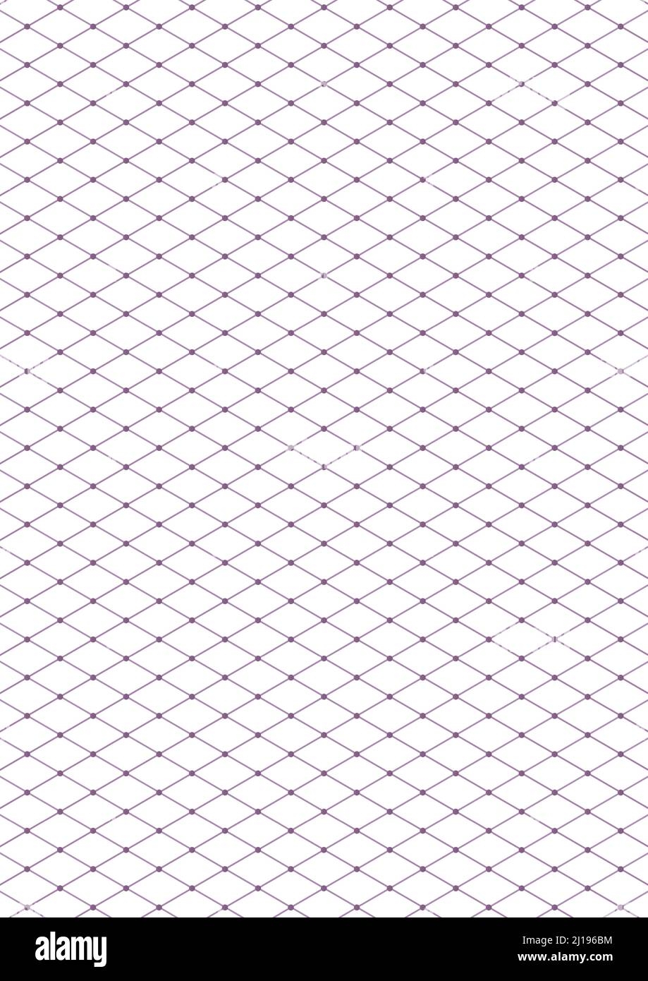 Graph Paper Print With Line