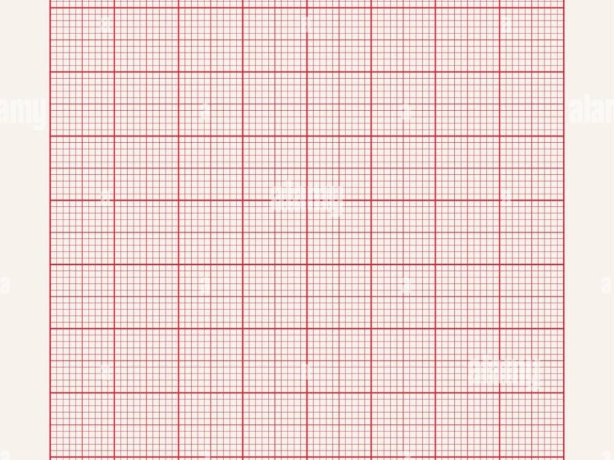 Graph Paper Printable Millimeter Grid Paper With Color Lines Geometric Pattern For School Technical Engineering Line Scale Measurement Realistic Stock Vector Image Art Alamy