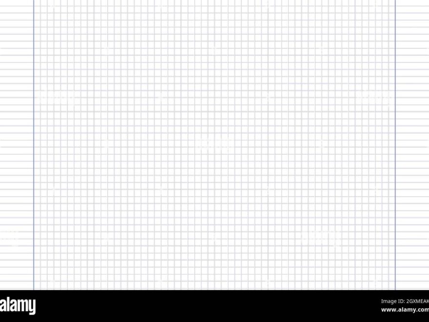 Graph Paper Printable Squared Grid Paper With Color Horizontal Lines Geometric Background For School Textures Notebook Diary Realistic Lined Stock Vector Image Art Alamy
