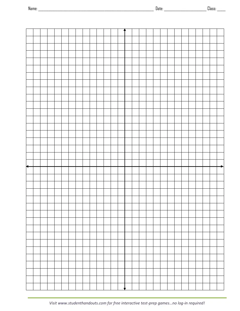 Graph Paper Template With X And Y Axis Download Printable PDF Templateroller
