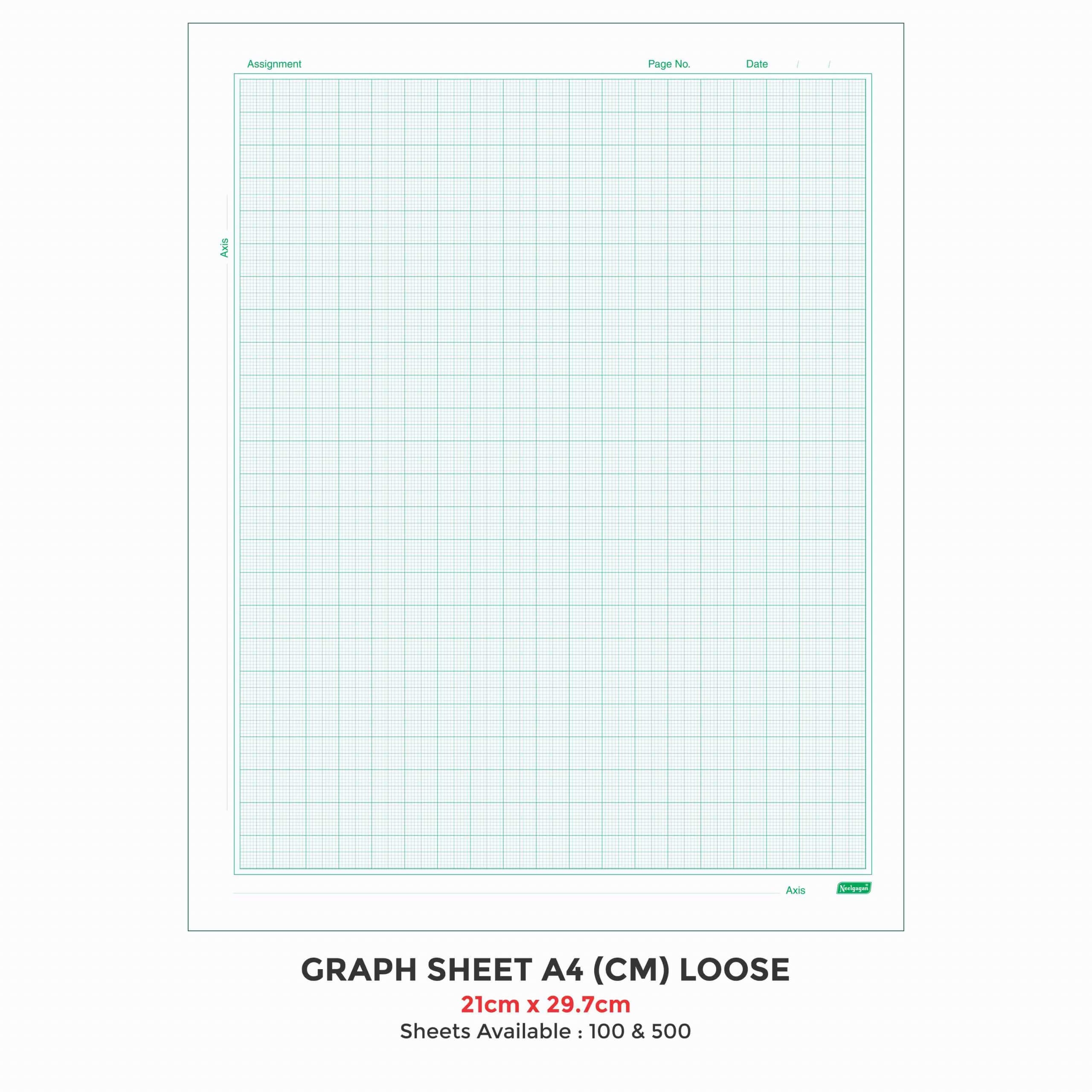 Graph Sheet A4 CM 21cm X 29 7cm Loose Worksheets Library