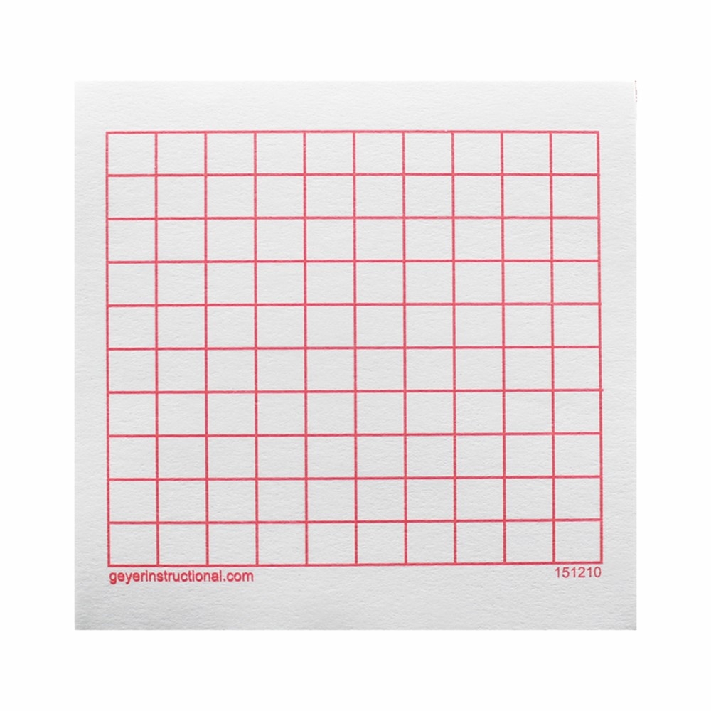 Graphing 3M Post it Notes 10 X 10 Grid 4 Pads GYR151210 Geyer Instructional Products Post It Self Stick Notes