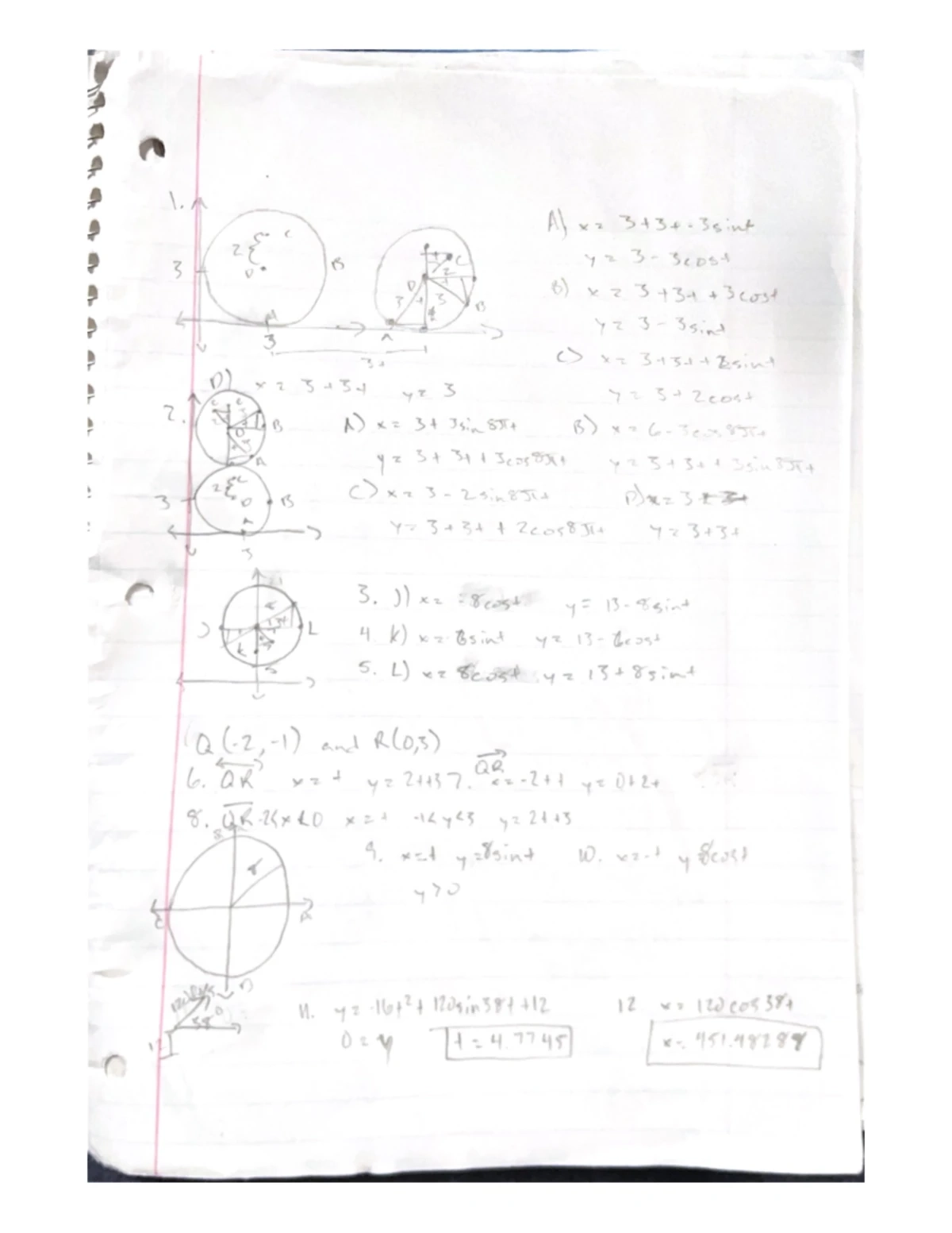 Polar Graphing Handwritten Notes