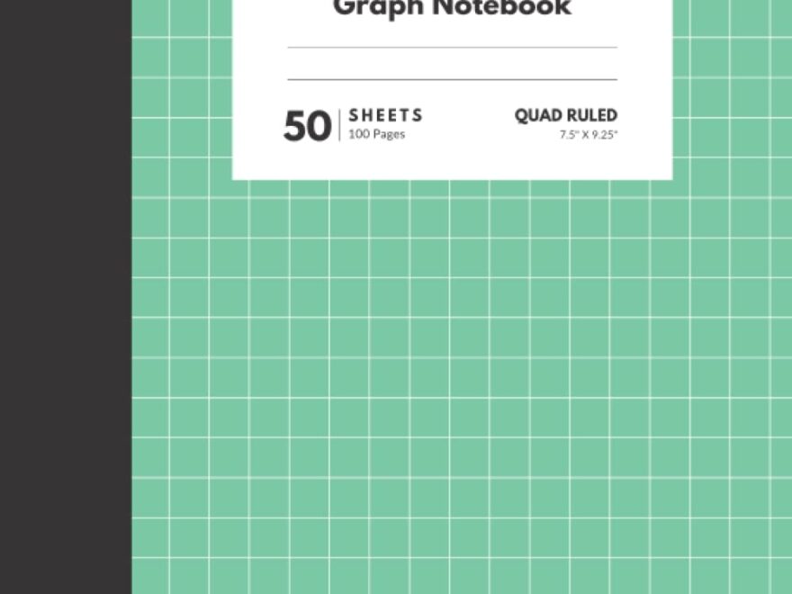 Green Graph Paper Composition Notebook Journal Quad Ruled 4x4 Grid Paper For Math And Science Students Graph Journal 7 5 X 9 25 100 Pages Iglesias Danialy Amazon Books