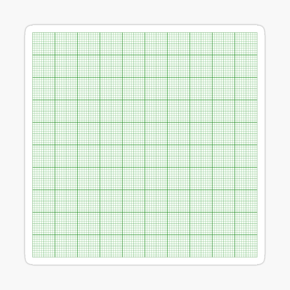 Graph Paper Grid Green Colour