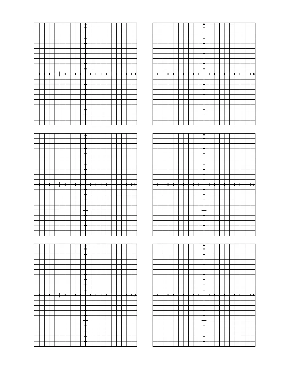 Grid Graph Paper 6 Per Page Download Printable PDF Templateroller