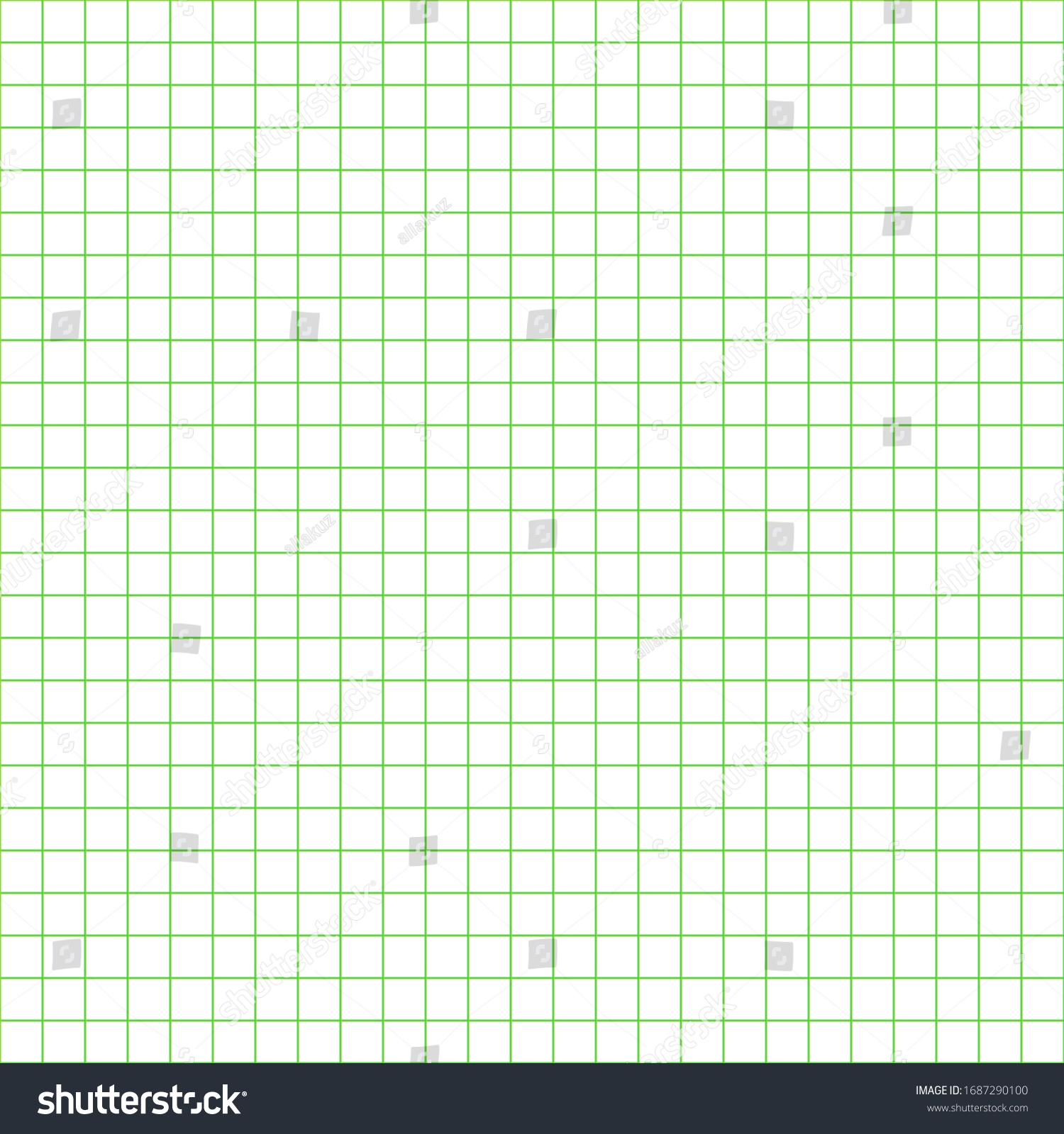 Grid Paper Abstract Squared Background Green Stock Vector Royalty Free 1687290100 Shutterstock
