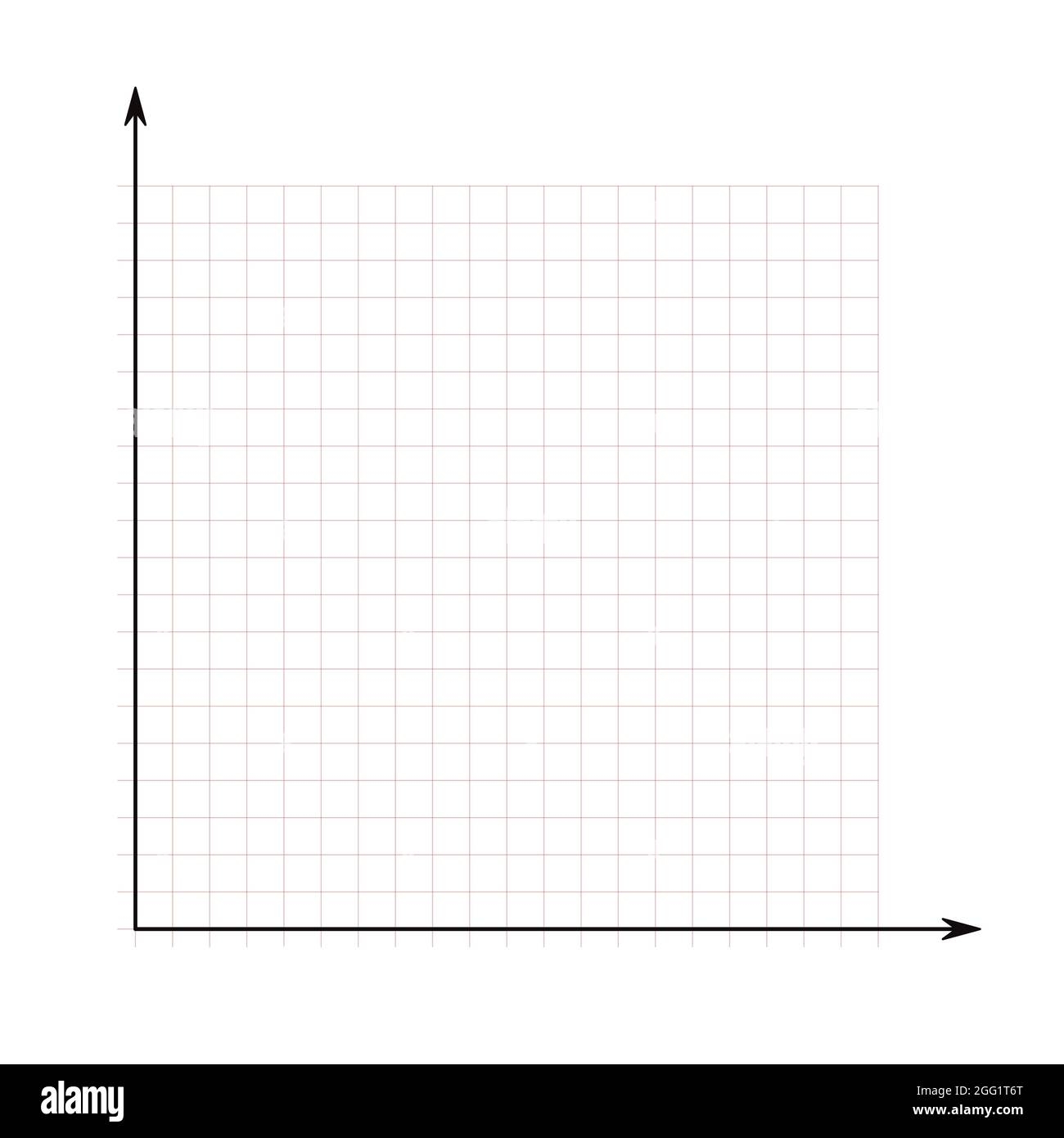 Grid Paper Mathematical Graph Cartesian Coordinate System With X axis Y Axis Squared Background With Color Lines Geometric Pattern For School Stock Vector Image Art Alamy