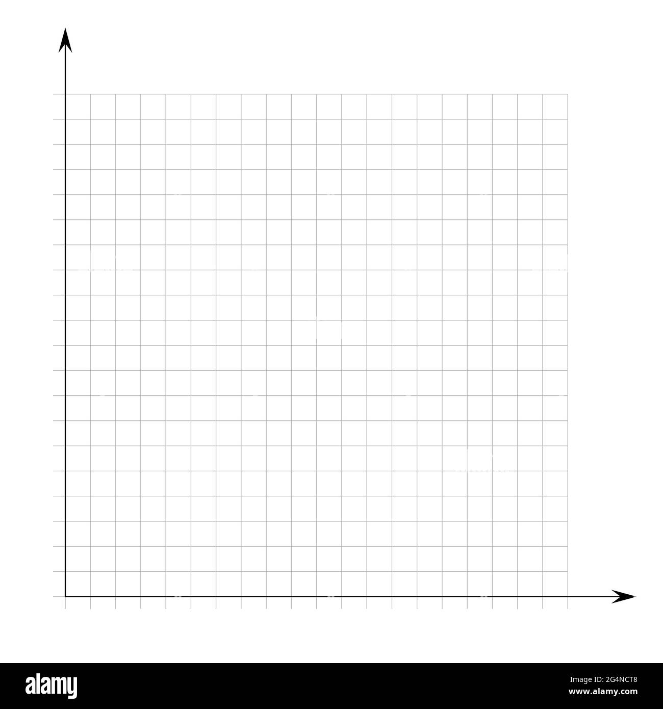 Grid Paper Mathematical Graph Cartesian Coordinate System With X axis Y axis Squared Background With Color Lines Geometric Pattern For School Stock Vector Image Art Alamy