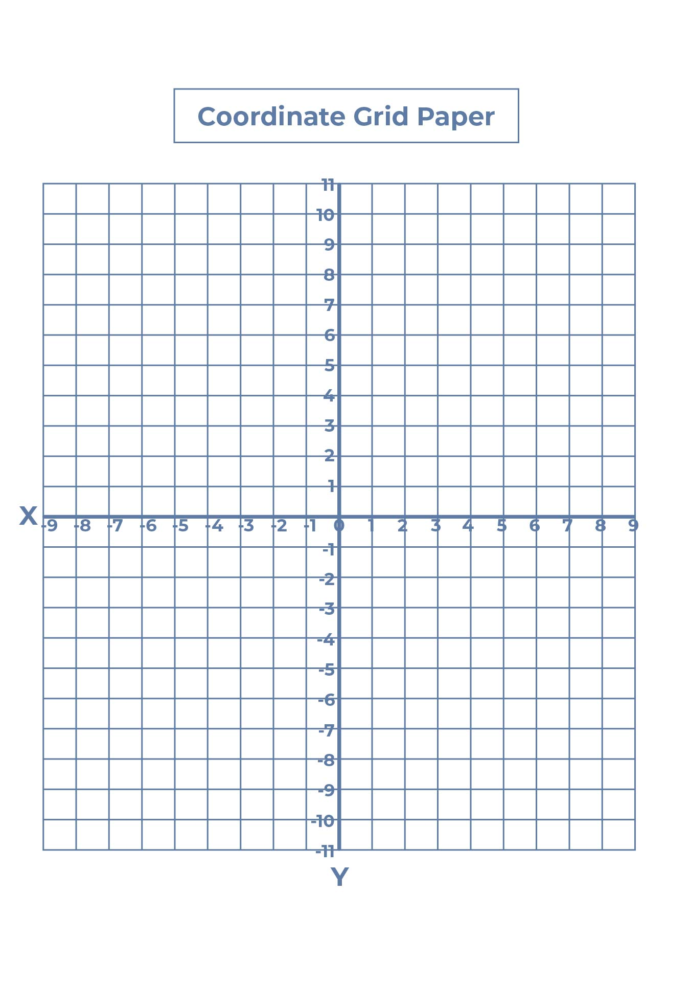 Full Page Graph Paper Printable With Axis