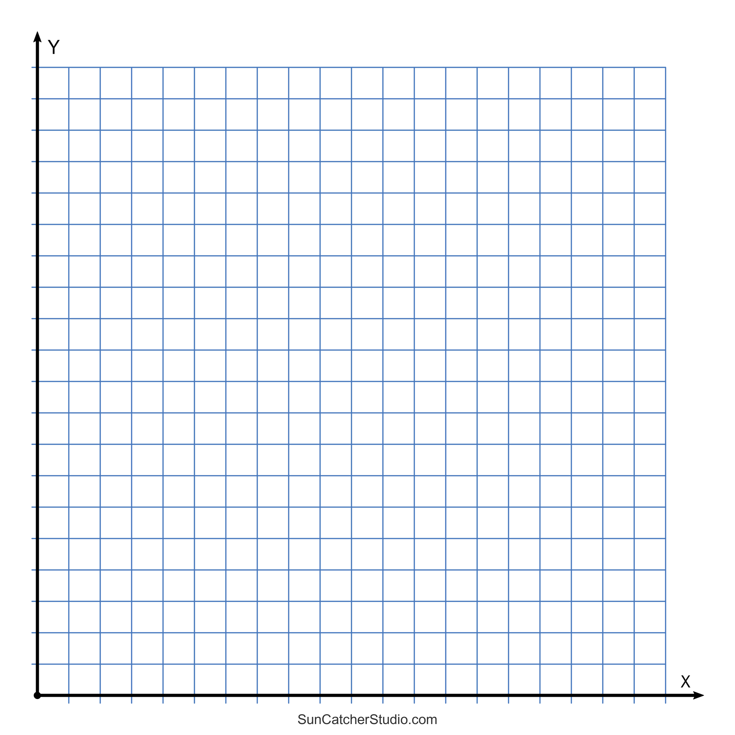Grid Paper Printable 4 Quadrant Coordinate Graph Paper Templates Worksheets Library
