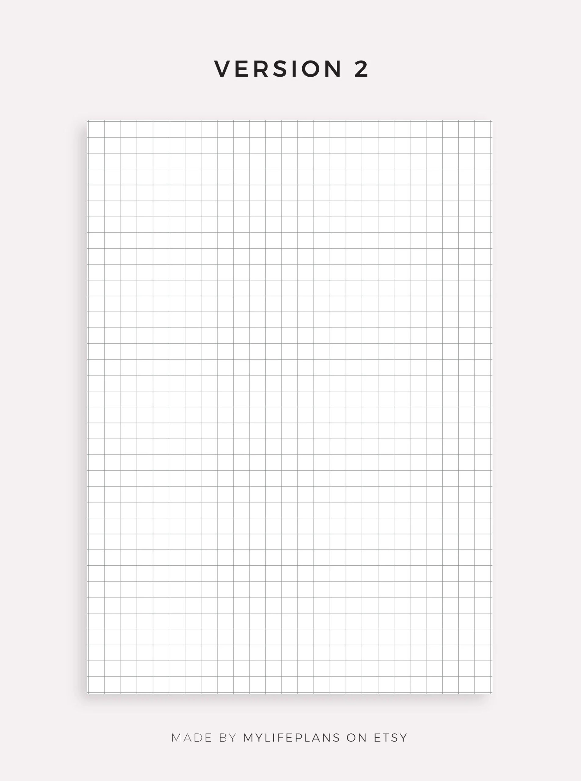Tiny Graph Paper Printable