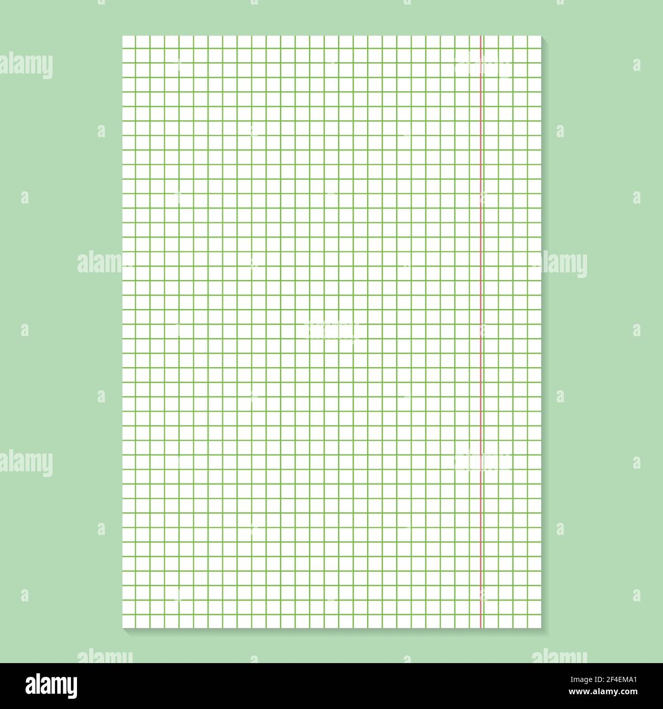 Graphing Paper Format Green