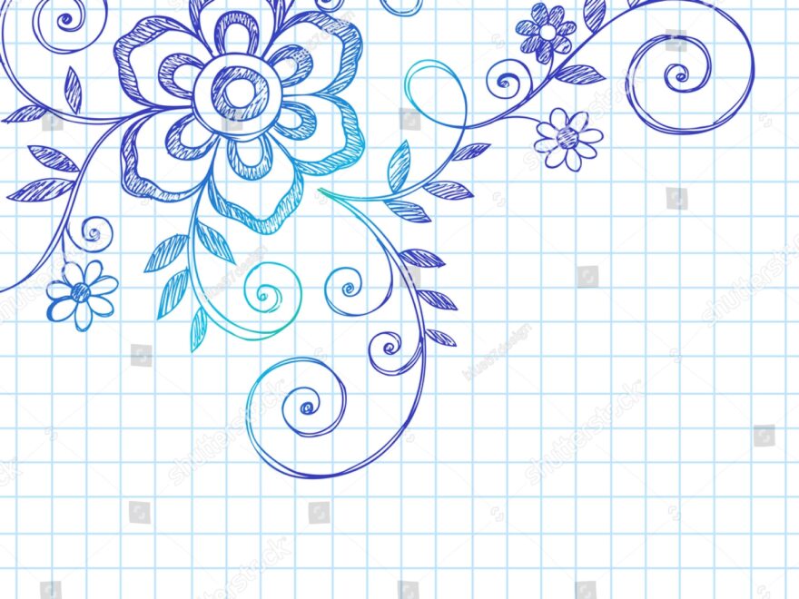 Hand drawn Abstract Flower Vines Sketchy Notebook Stock Vector Royalty Free 45543964 Shutterstock