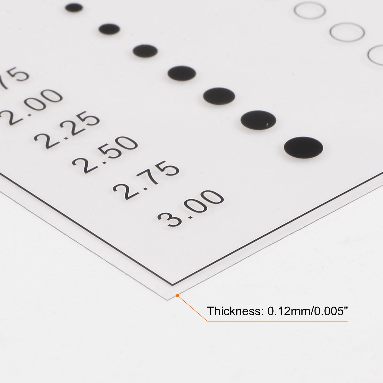 Measuring Scale Sheet Graph In Mm