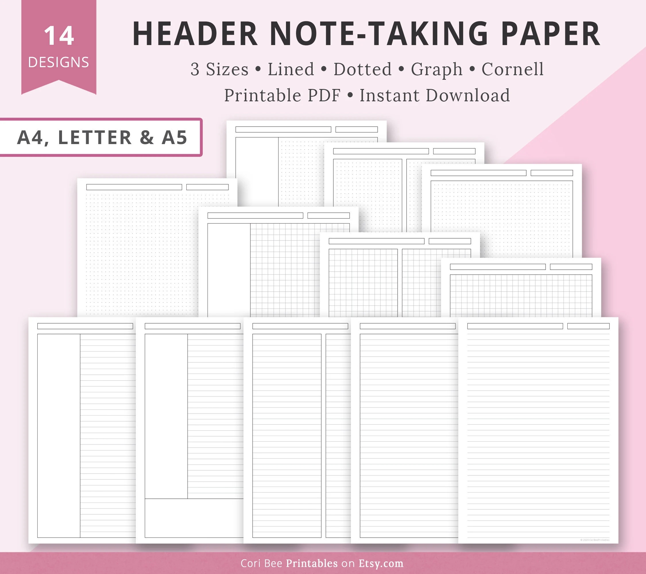 Graph Paper With Header Template