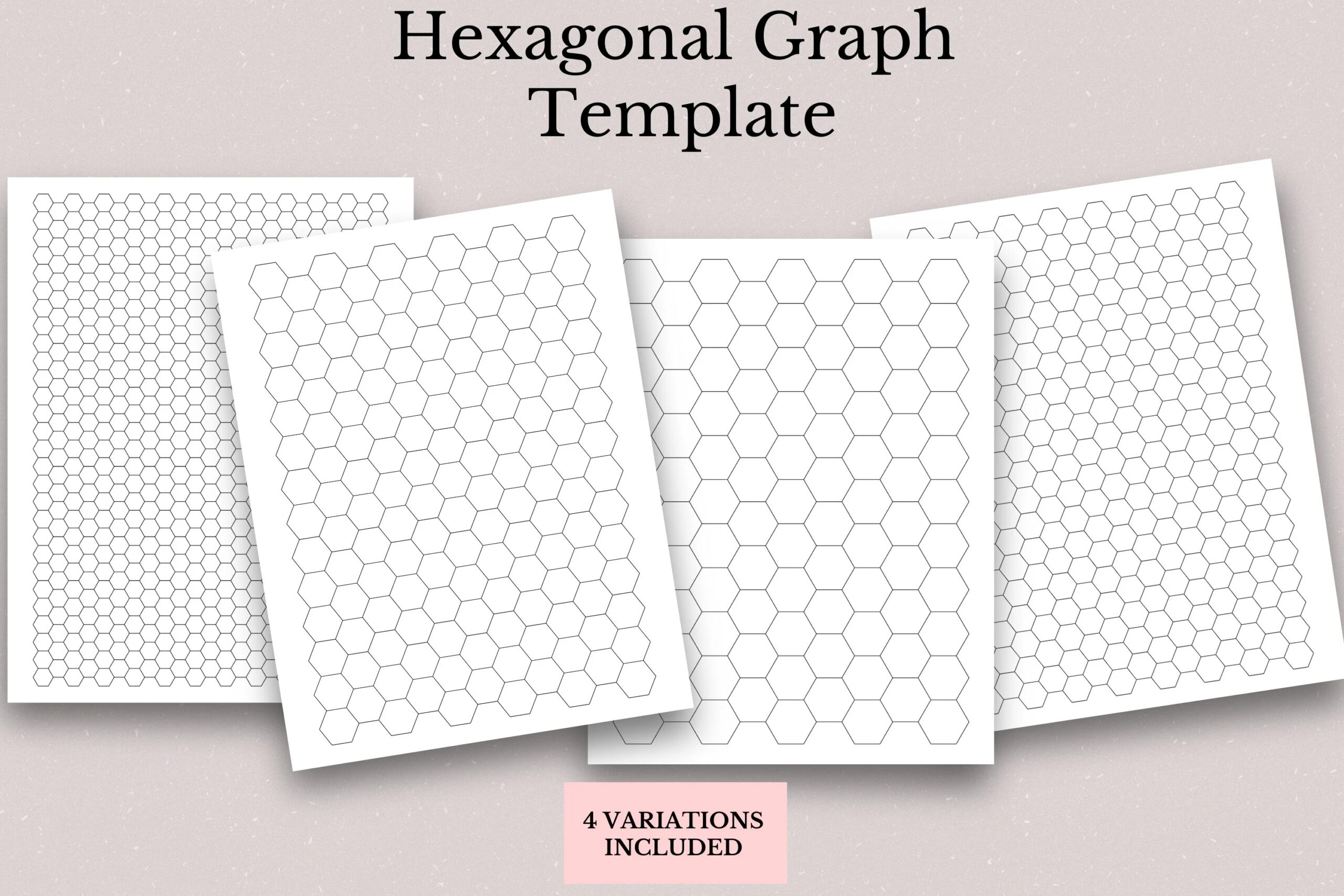 Fillable Hexagonal Graph Paper