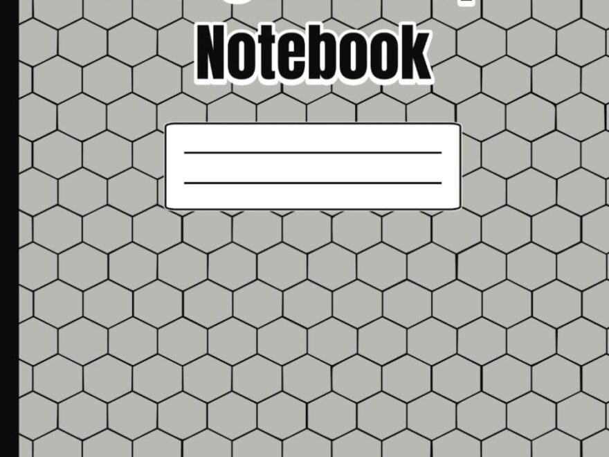 Hexagonal Graph Notebook 120 Pages Large Cell Hexagon Grid Paper Double Sided 8 5 X 11 Publishing Vivid Visions Amazon Books