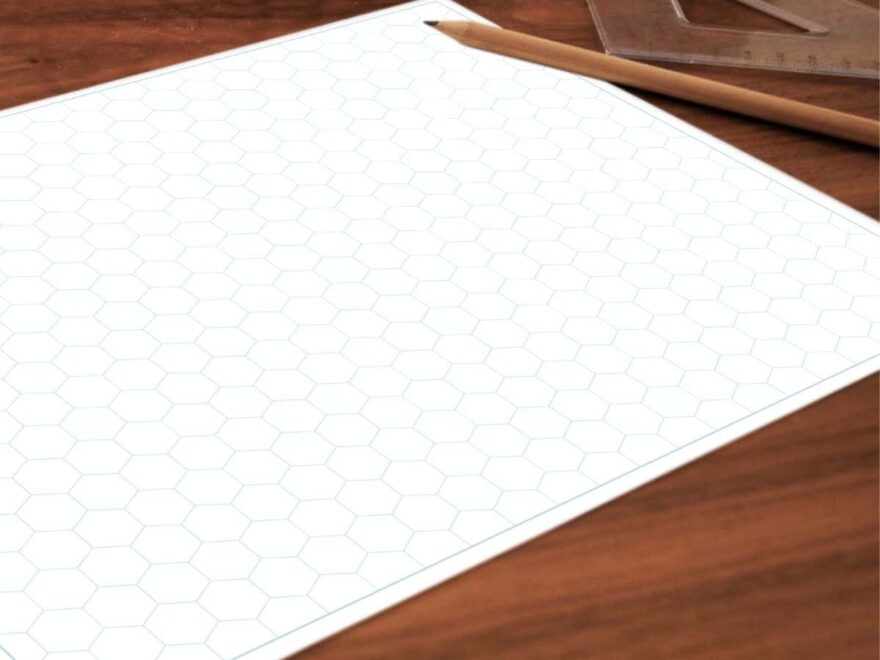 Hexagonal Graph Paper Free Hex Paper Printable