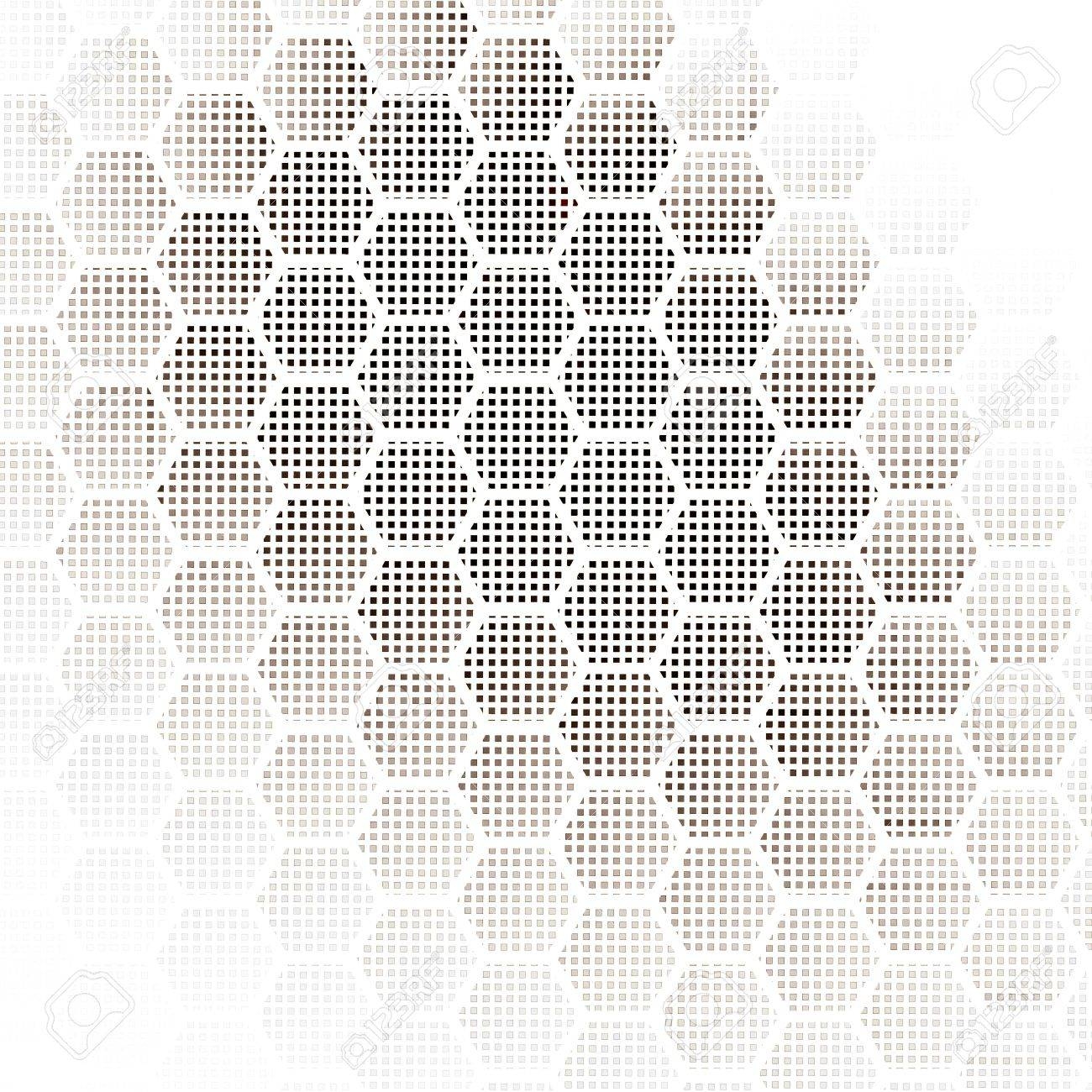 Black And White Graph Paper Pixel Art 41x41