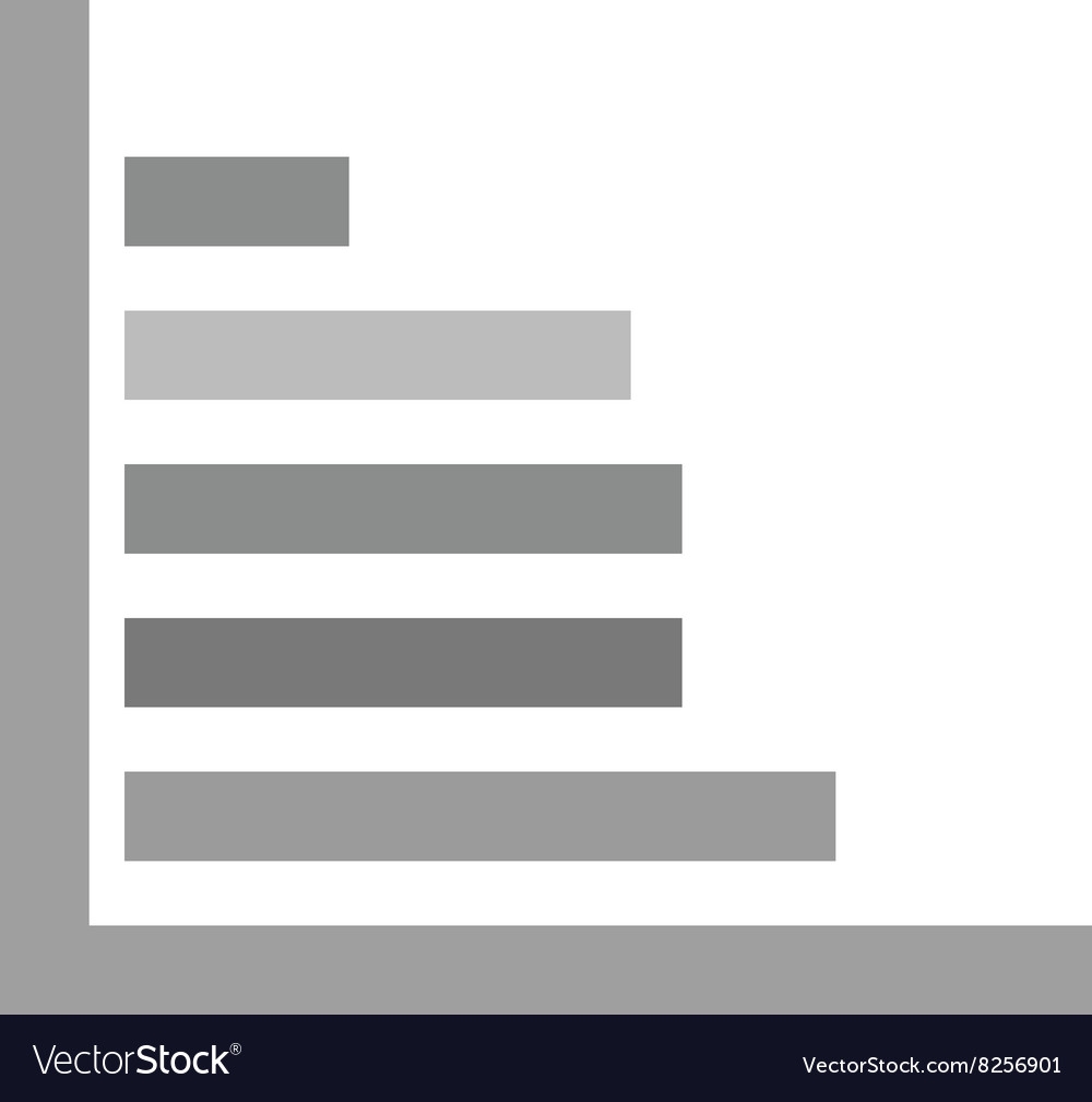 Black And White Graph Going Sideways