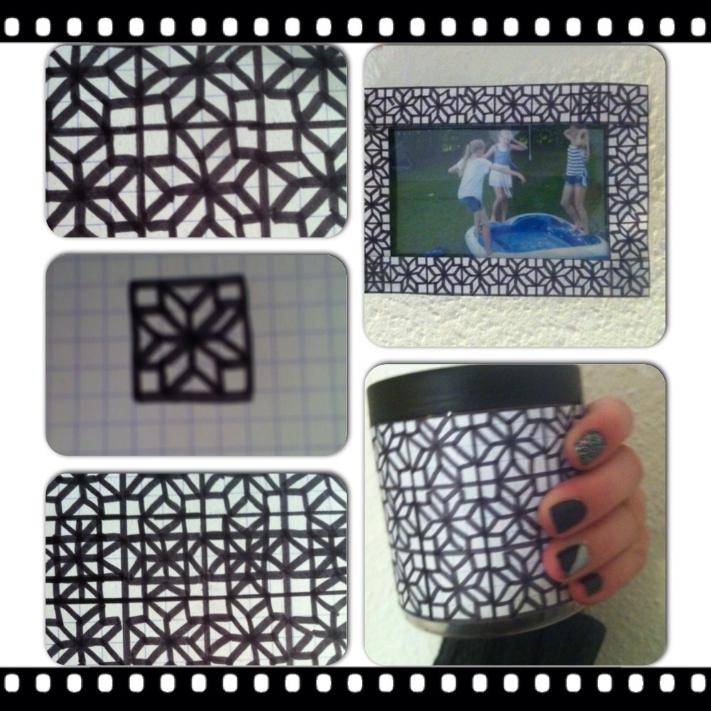 how to draw a cool patern on graph paper b c guides