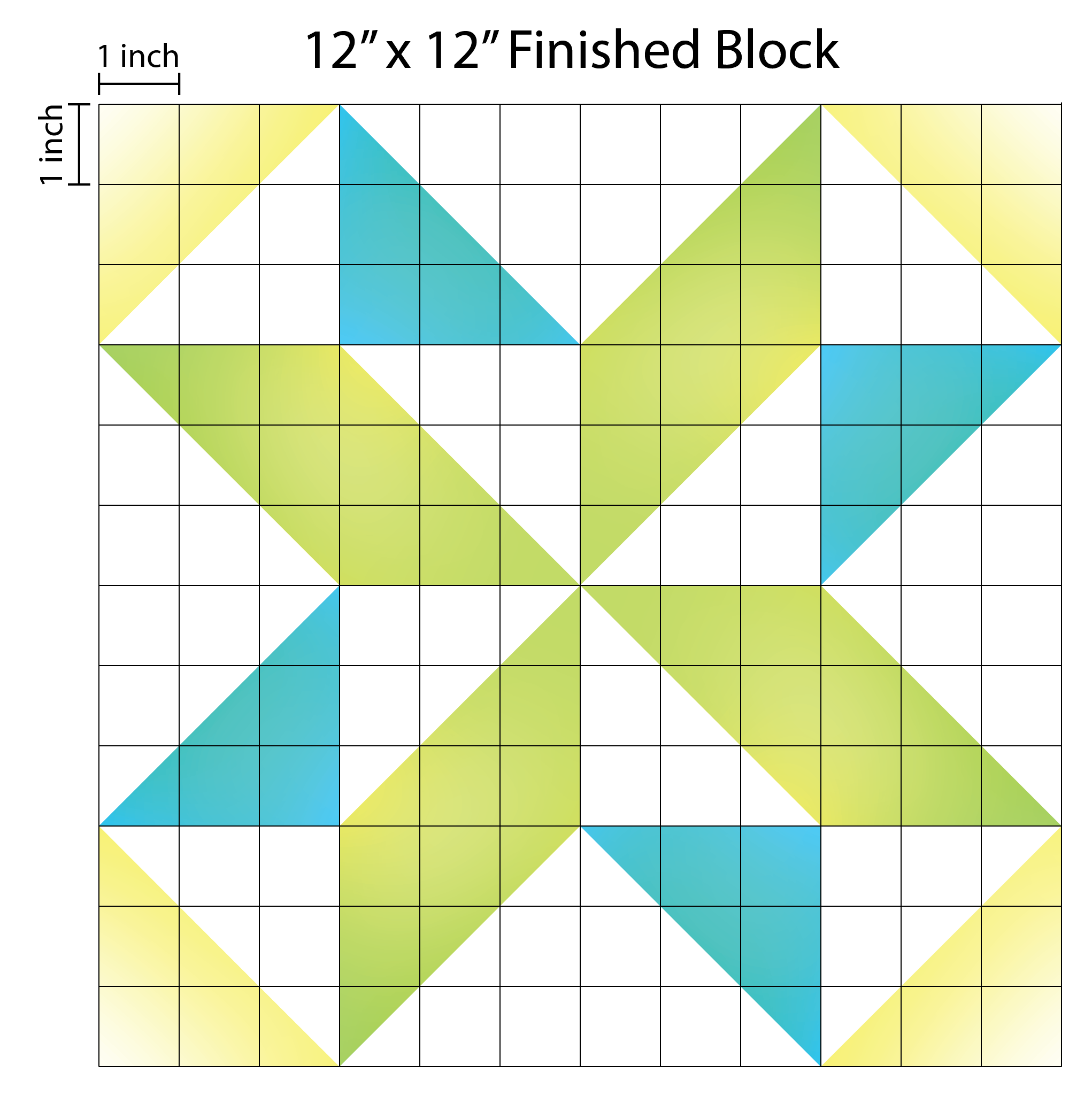How To Supersize Quilt Blocks Pinwheel Graph Paper WeAllSew