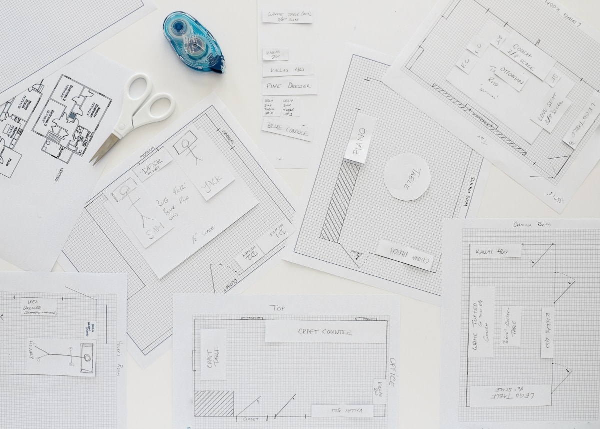 Graph Paper For Furniture Placement